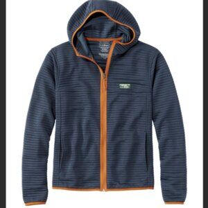 L.L. Bean Airlight Knit Full- Zip Navy Blue Jacket